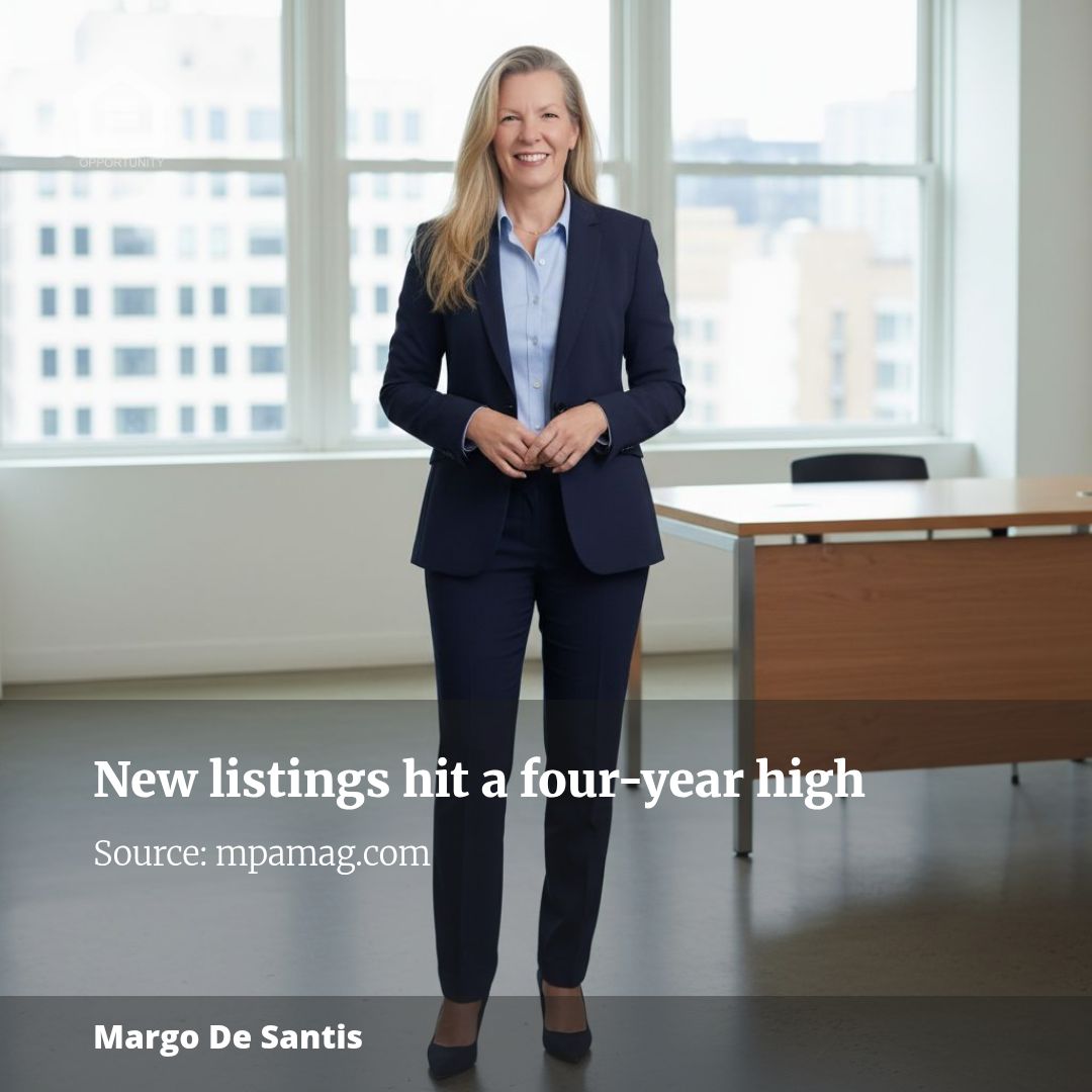 New listings hit a four-year high