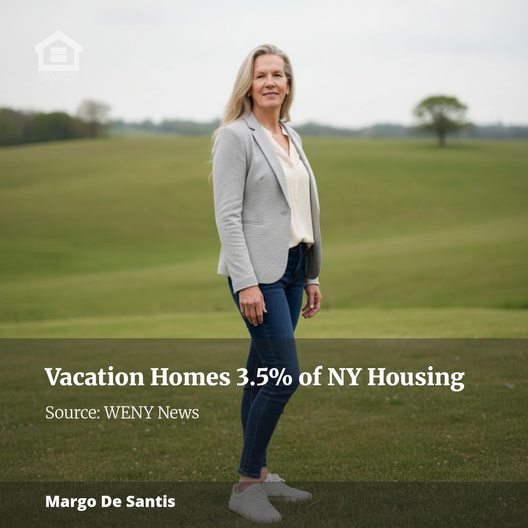 Vacation Homes Make Up 3.5% of New York State Housing