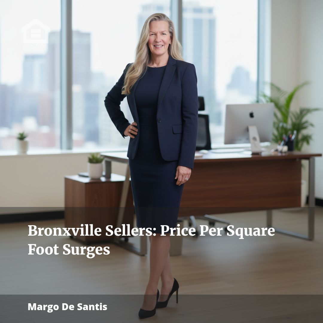 Bronxville Sellers: Price Per Square Foot Surges